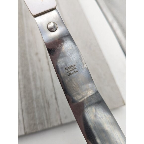 Maid of Honor Icing Frosting Stainless steel Spatula Wheat Handle 12 1/2" - Picture 7 of 8